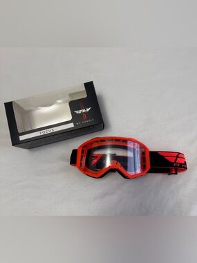 Fly Racing Focus MX Moto Goggle Orange